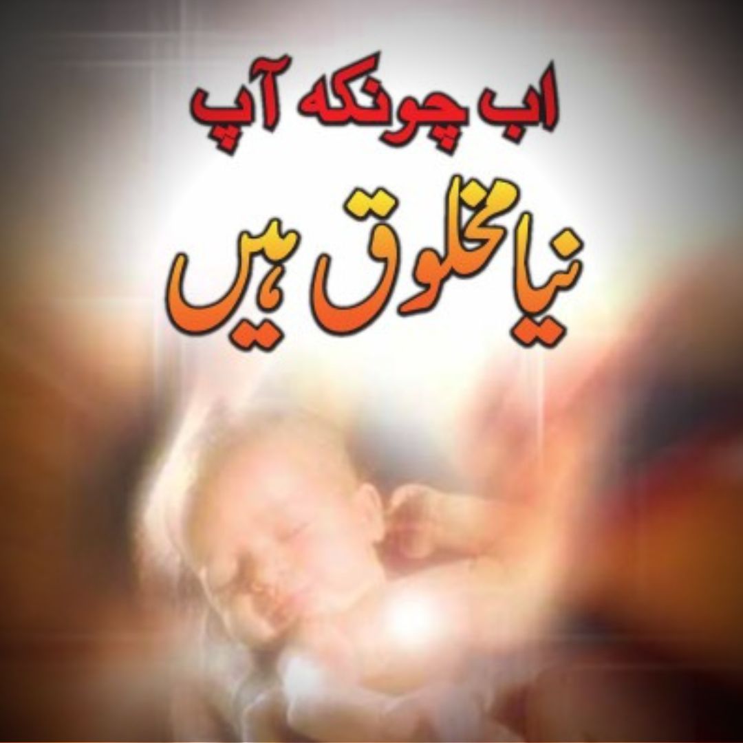 اب جب آپ دوبارہ پیدا ہوئے ہیں